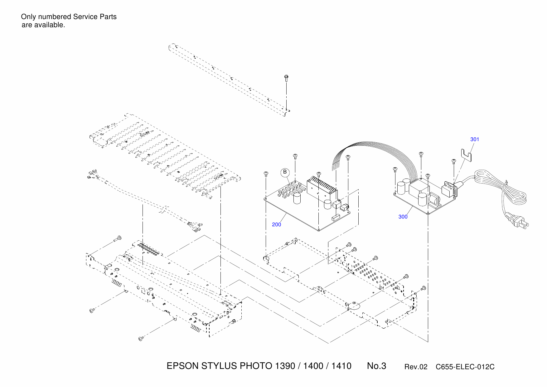 EPSON StylusPhoto 1390 1400 1410 Parts Manual-6 EPSON StylusPhoto 1390 1400 1410 Parts Manual-6